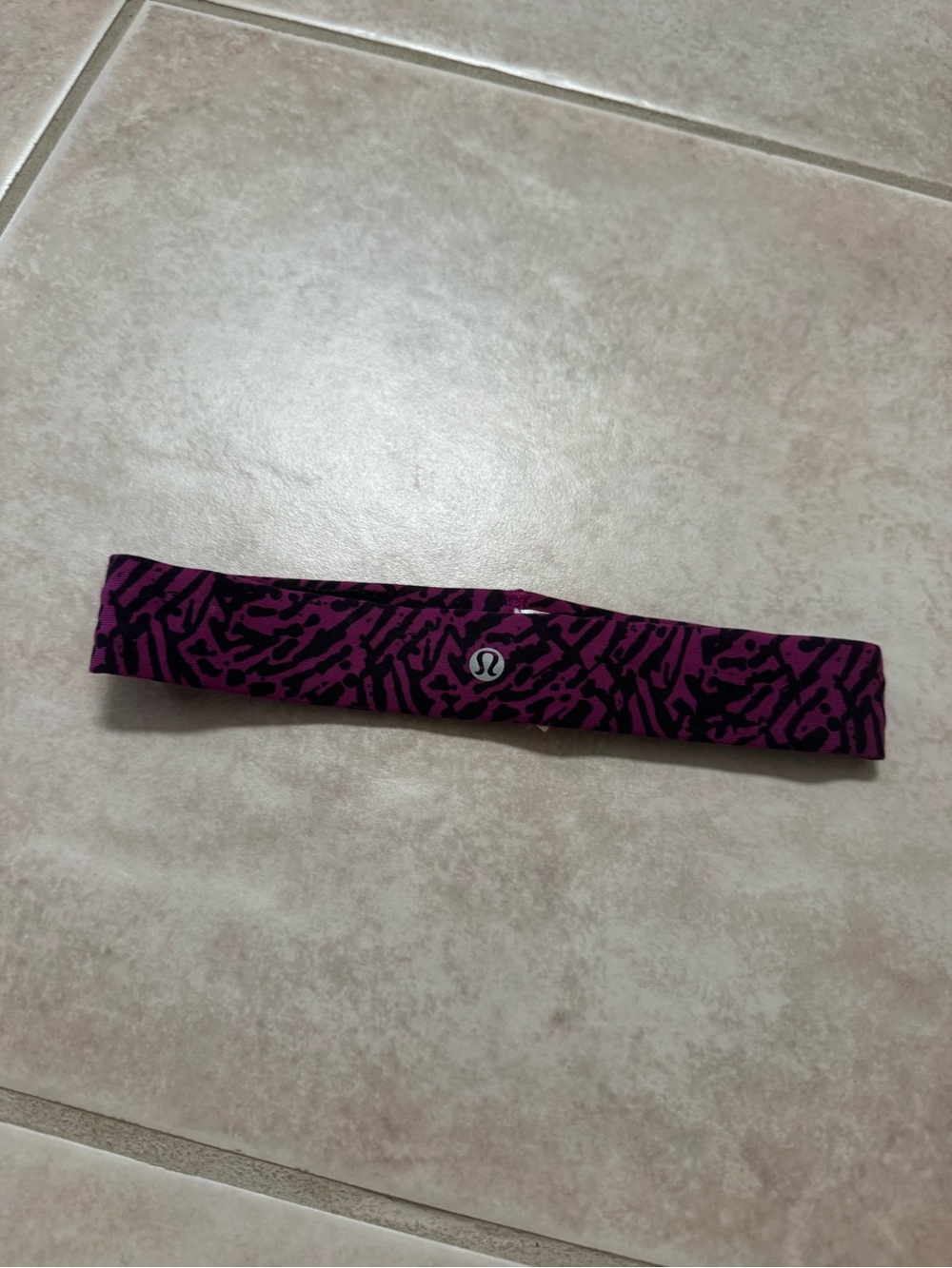 lululemon athletica Purple Patterned Athletic Headband